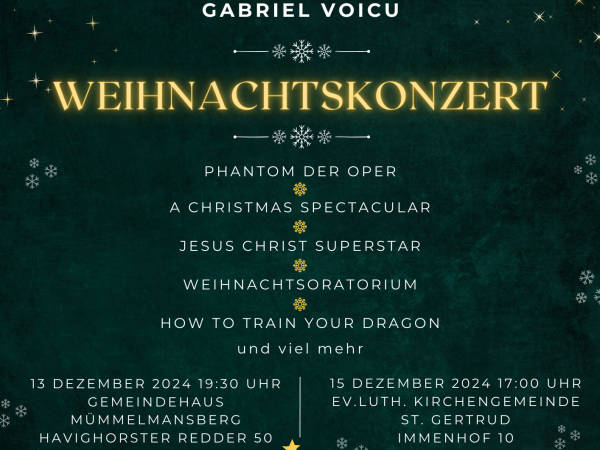 Weihnachtskonzerte